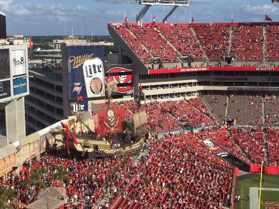 Barco pirata, estadio Raymond James
