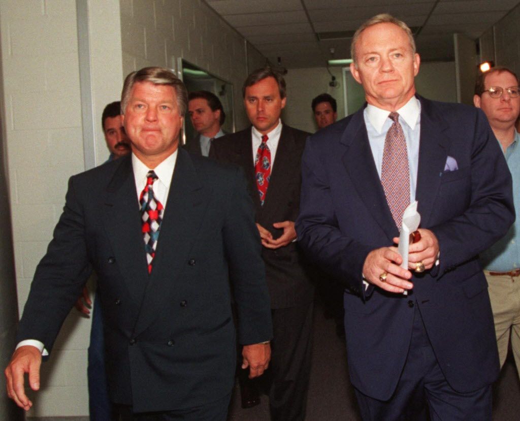 Jerry Jones y Jimmy Johnson