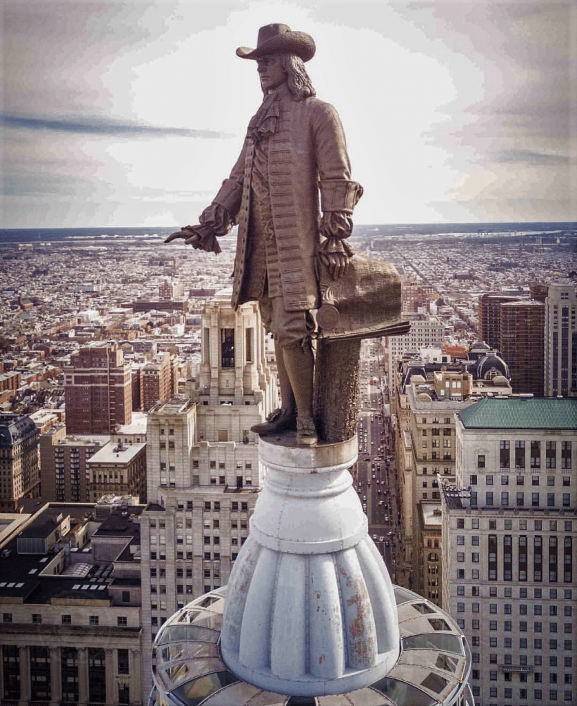 Estatua de William Penn, Philadelphia
