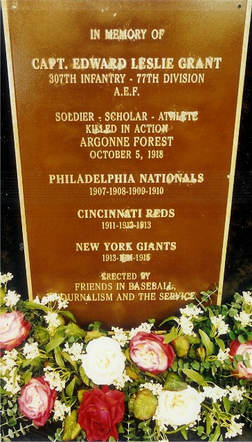 Placa conmemorativa Eddie Grant