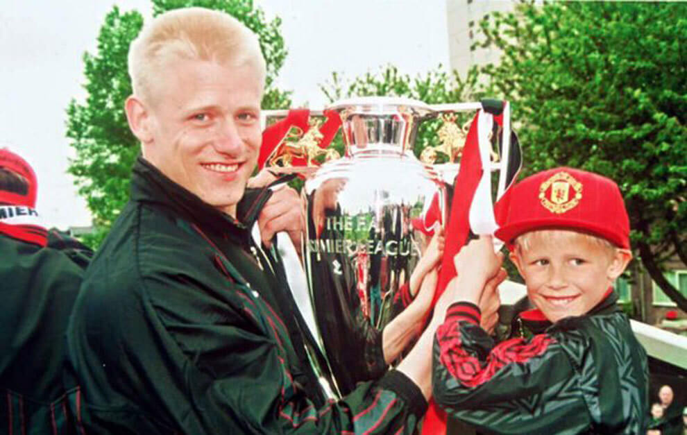 Peter y Kasper Schmeichel