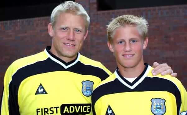 Peter y Kasper Schmeichel