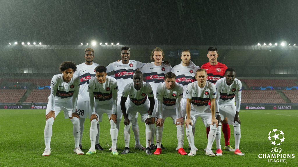 Midtjylland club danés que debuta en Champions League