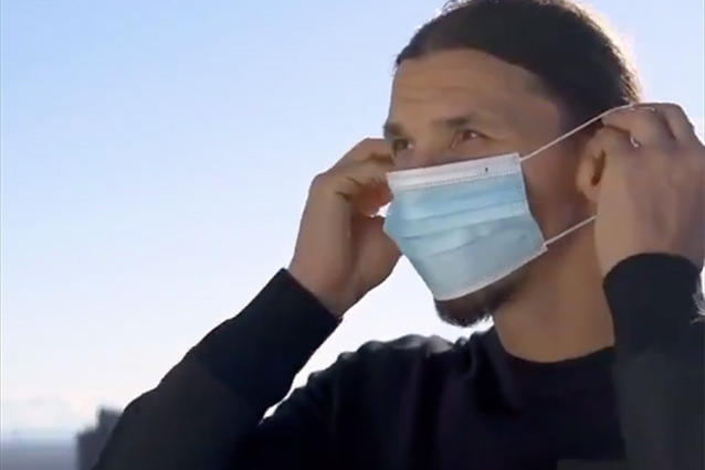 Fuente: captura de pantalla Zlatan publicó un mensaje para prevenir el Covid-19