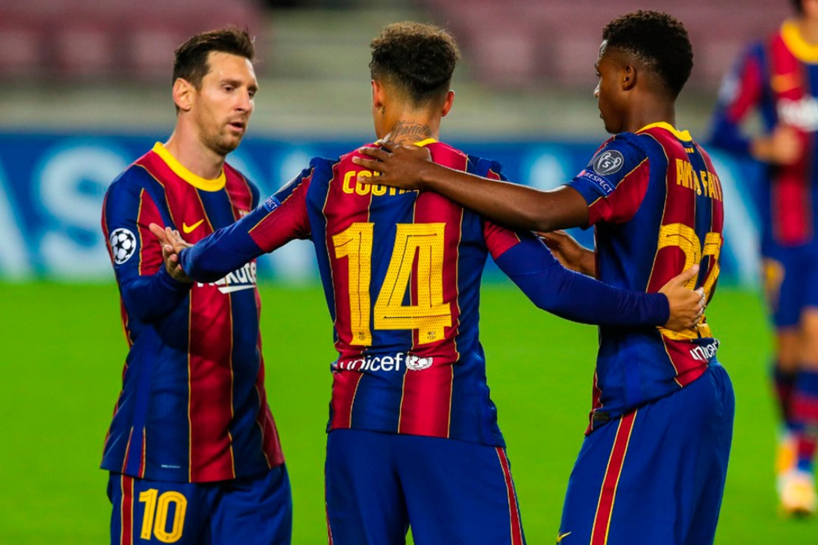 Barcelona sufre pero cumple en su debut en Champions