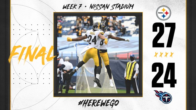 Steelers vencen a Titans