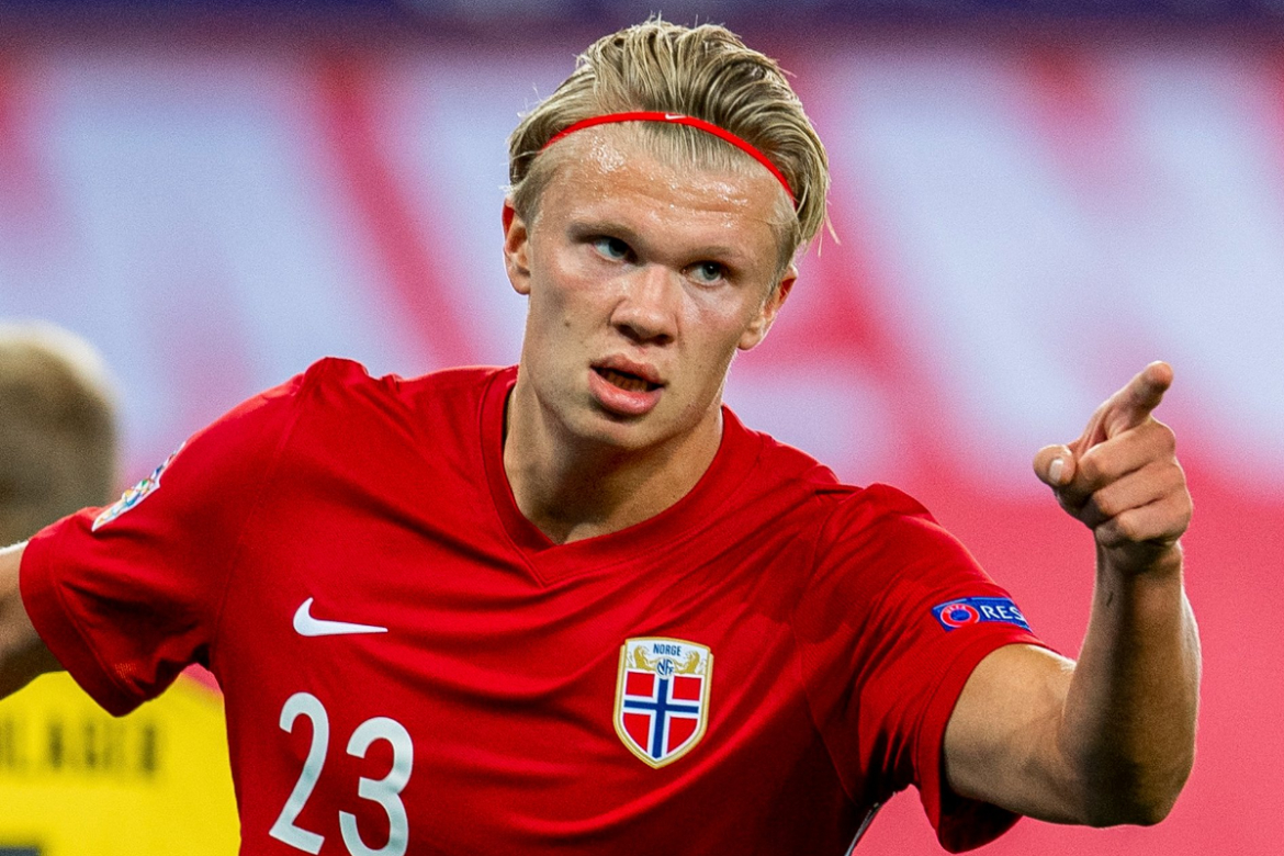 Erling Haaland Hat Trick Noruega Nations League Goles Erling Haaland Noruega