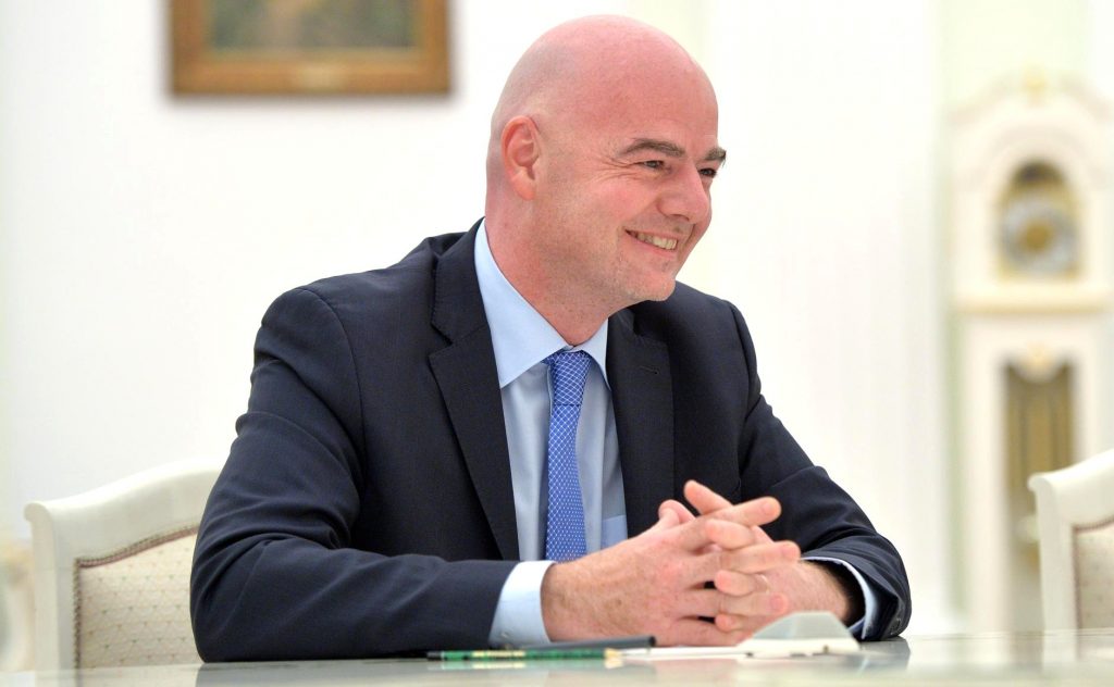 Gianni infantino, presidente de la FIFA