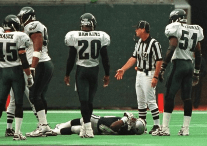 La lesión que terminó con la carrera de Michael Irvin