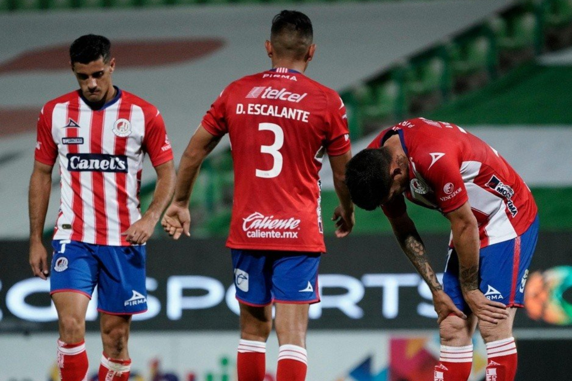 Atlético de San Luis Ingresos 500 millones de pesos Último Lugar