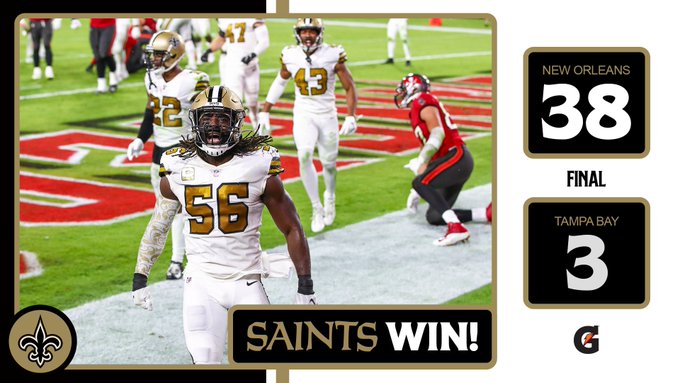 Nueva Orleans da paliza a Bucs