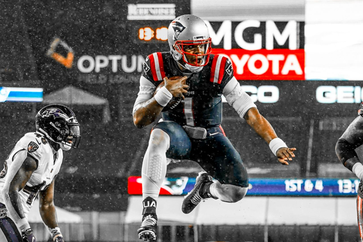 Patriots Victoria Ravens Cam Newton Lamar Jackson