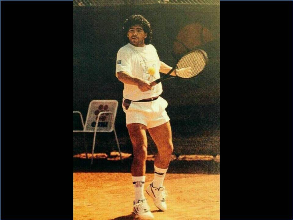 Diego Maradona tenis