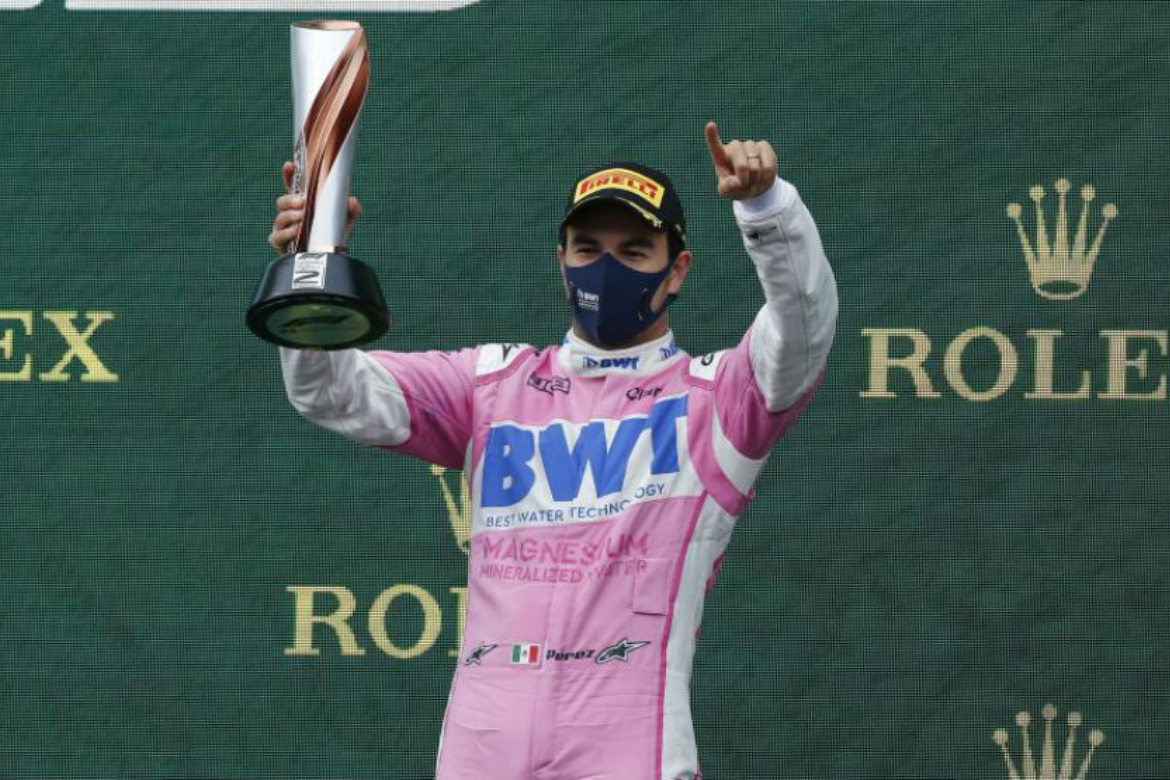 Checo Pérez Reconocimiento Mejores Pilotos 2020
