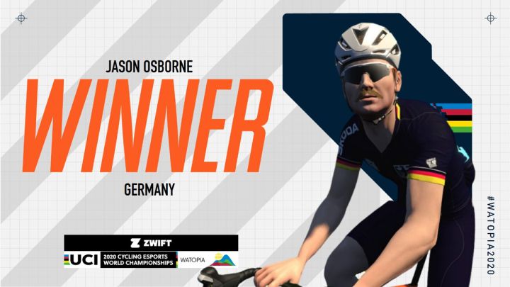 Ciclismo virtual: Jason Osborne se proclama campeón del mundo