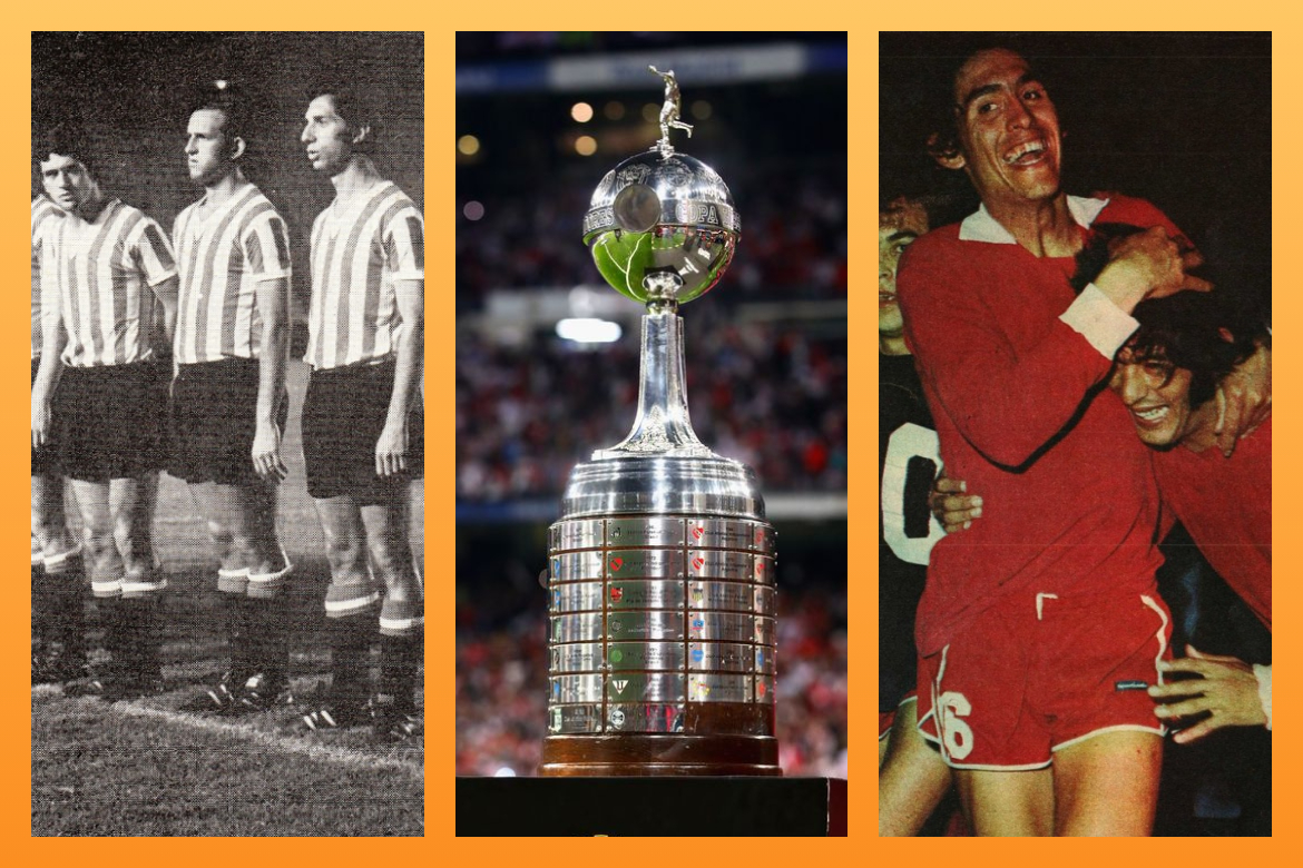 Copa Libertadores Trofeo Original Estudiantes de la Plata Independiente