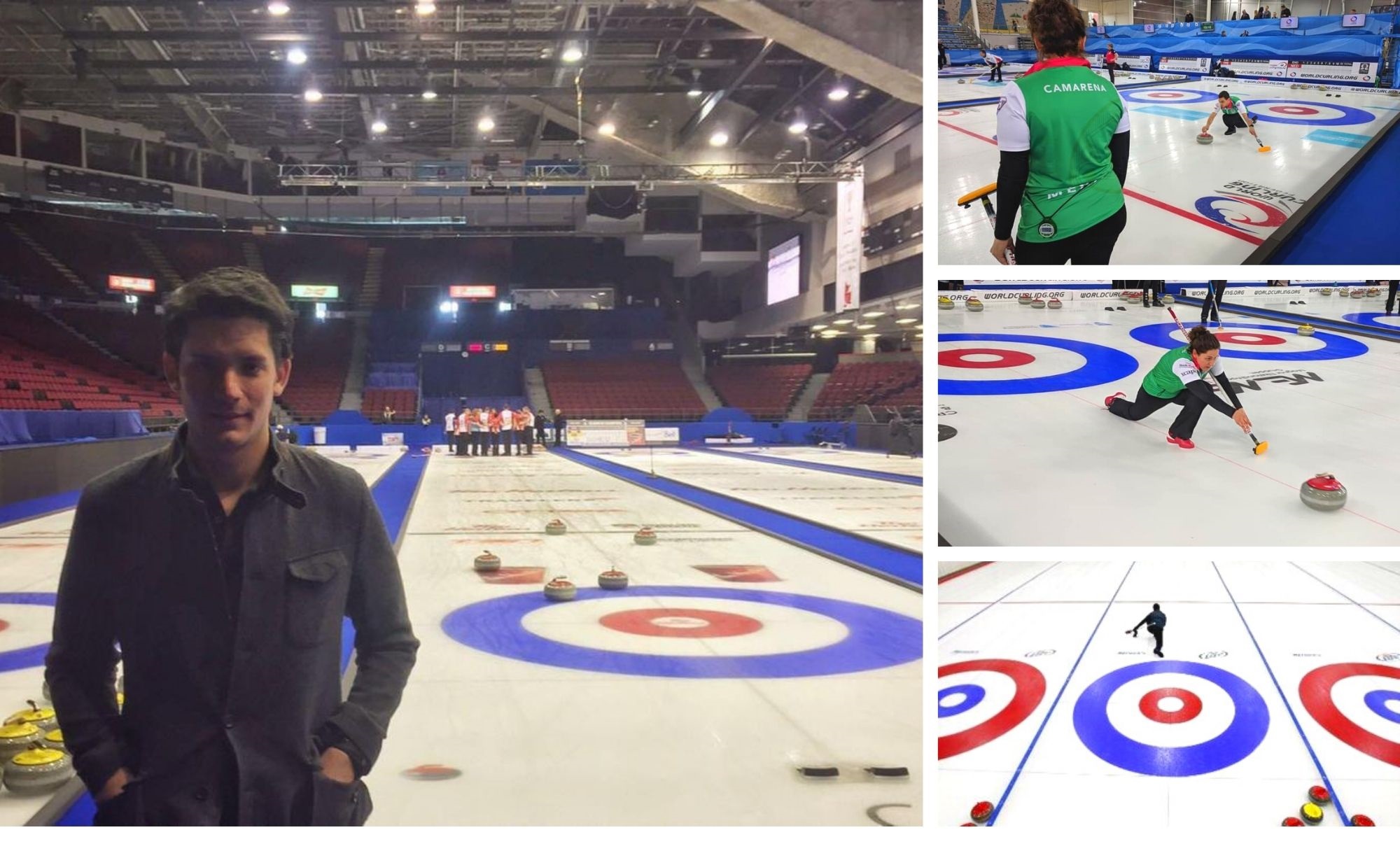 Esposo Cumpleaños Regalo Ideas Foto Collage Curling principal