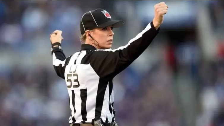 Sarah thomas Sarah Thomas, oficial NFL, primera mujer