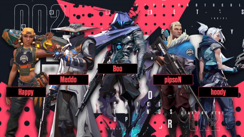 VALORANT, el equipo Vodafone Giants da a conocer su nuevo roster