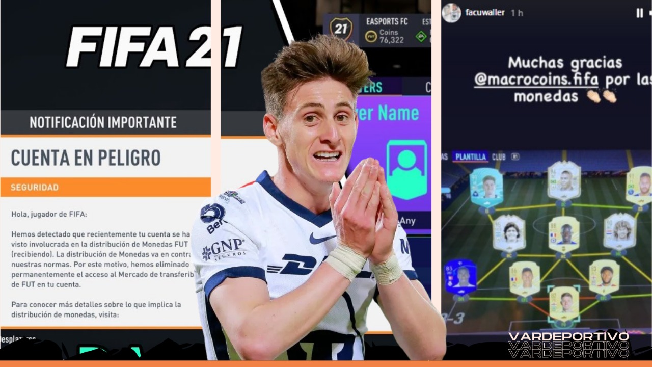 Facu Waller recibe su carta del videojuego FIFA y les paga con cheats Facu Waller recibe su carta del videojuego FIFA y les paga con cheats