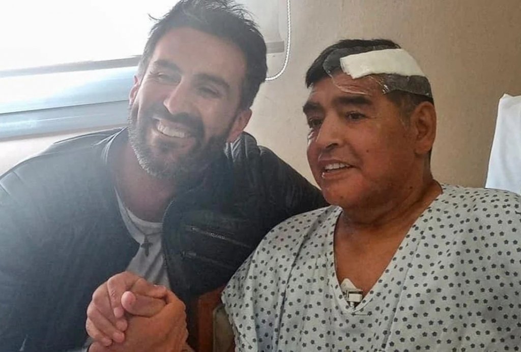 Leopoldo Luque y Diego Maradona, muerte