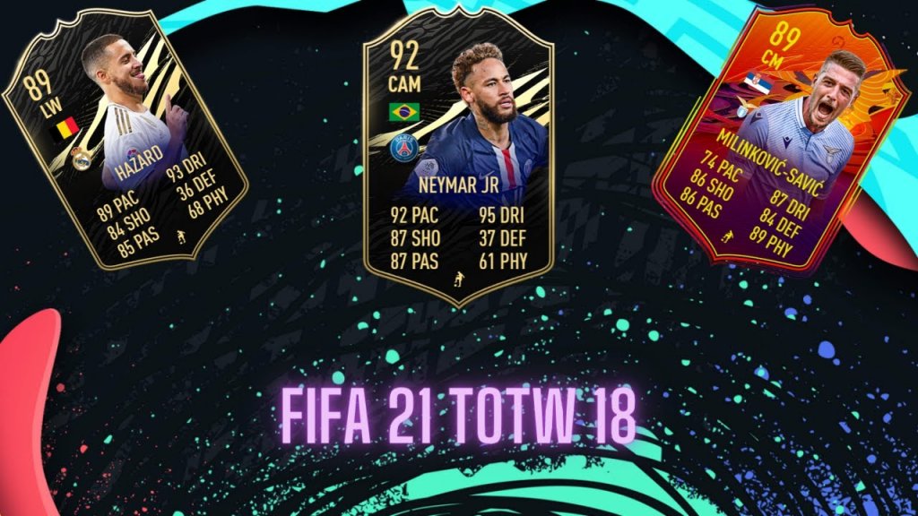 FIFA 21 Neymar lidera el gran TOTW de la semana 18