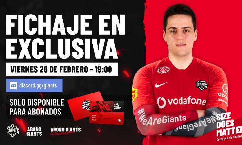 Vodafone Giants muestra su plantilla final de VALORANT