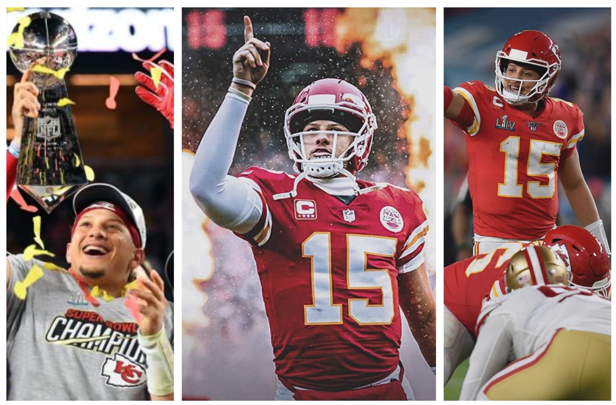 Flores y plantas (1) Pat Mahomes Super Bowl LV