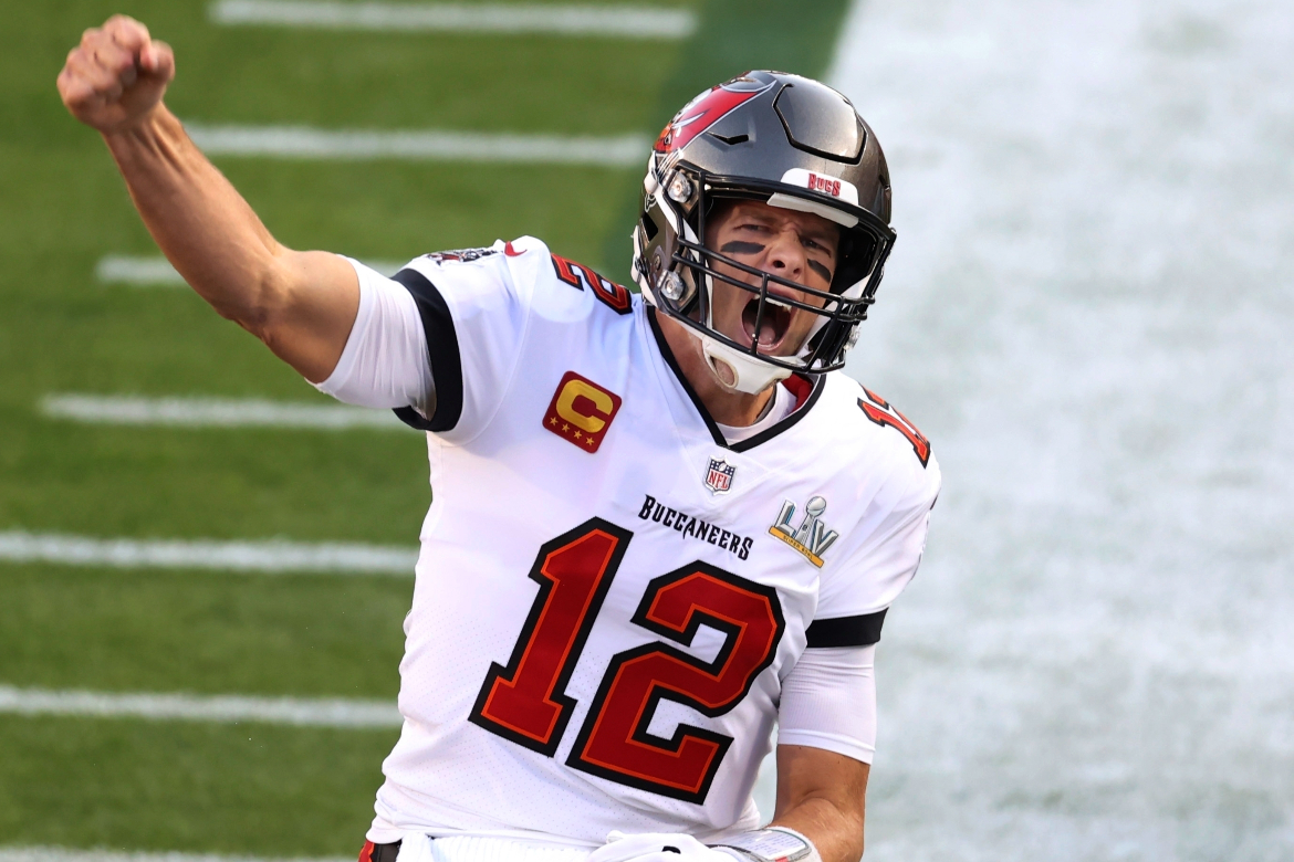 Tom Brady Tampa Bay Buccaneers Super Bowl LV Victoria Tom Brady Tampa Bay Super Bowl LV