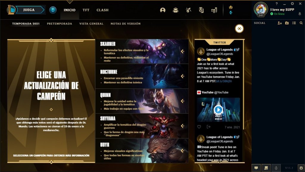 Riot Games anuncia mejoras al cliente de League of Legends