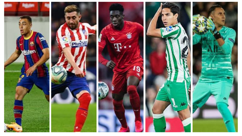 Jugadores de Concacaf en equipos Top de Europa