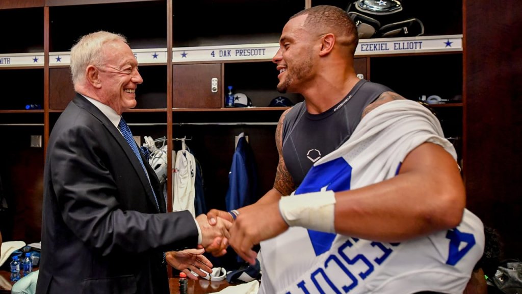 Dak Prescott, Jerry Jones, Dallas Cowboys