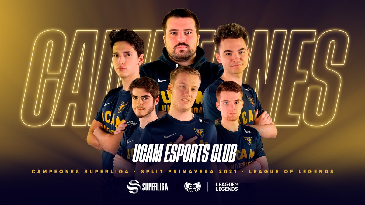 campeones UCAM campeones de Superliga League of Legends 2021