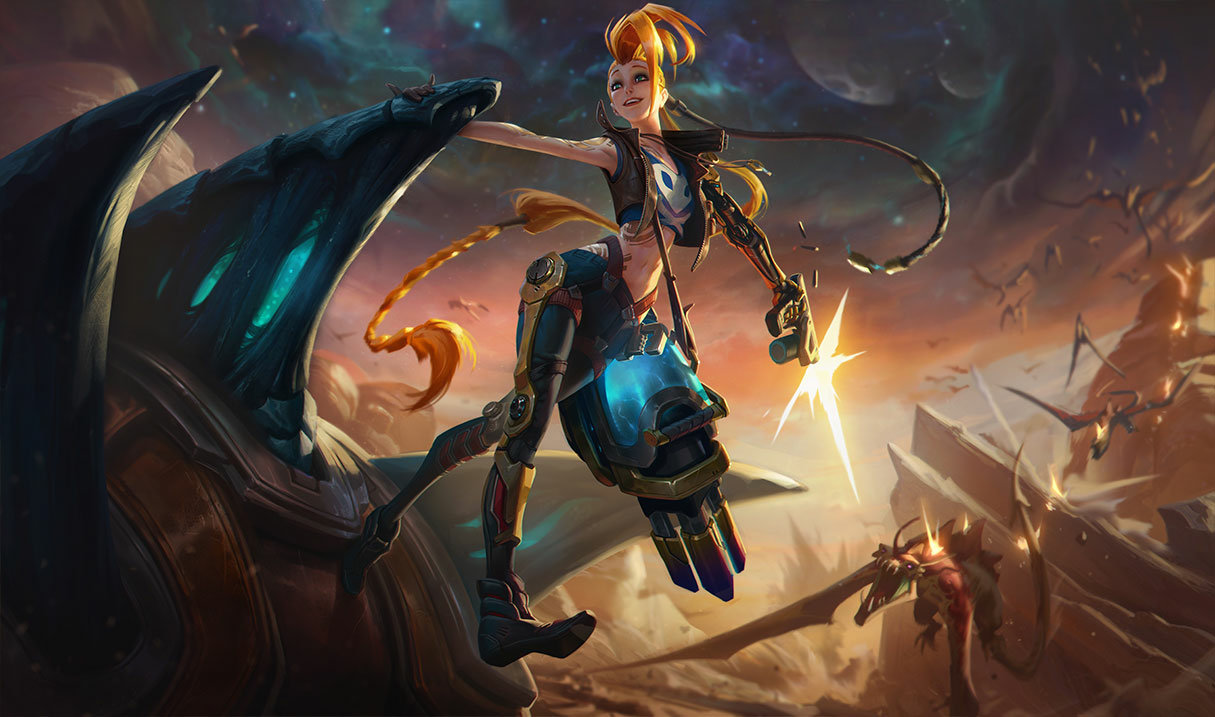 jinx Jinx, el adc de League of Legends que se volvió un terror para los junglas