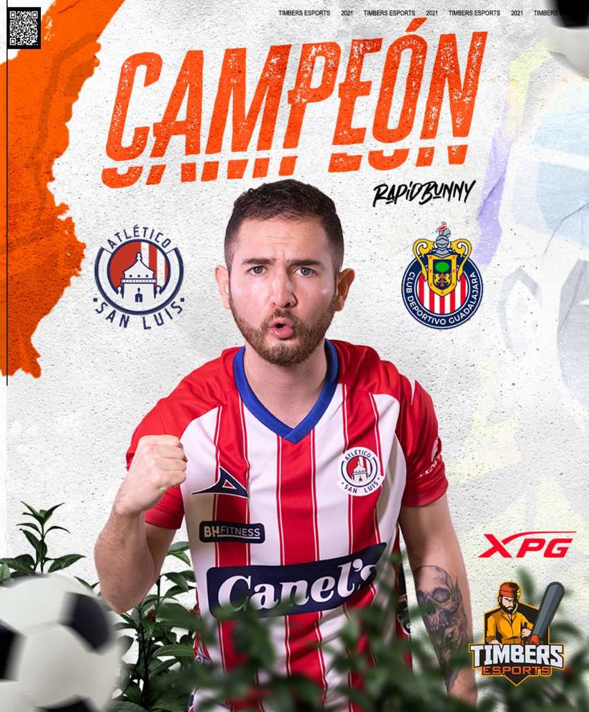 RapidBunny eLiga BVVA MX: Atlético San Luis vence a Chivas y es el campeón