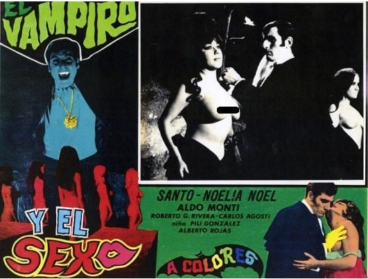 El Santo, Vampiro y el sexo
