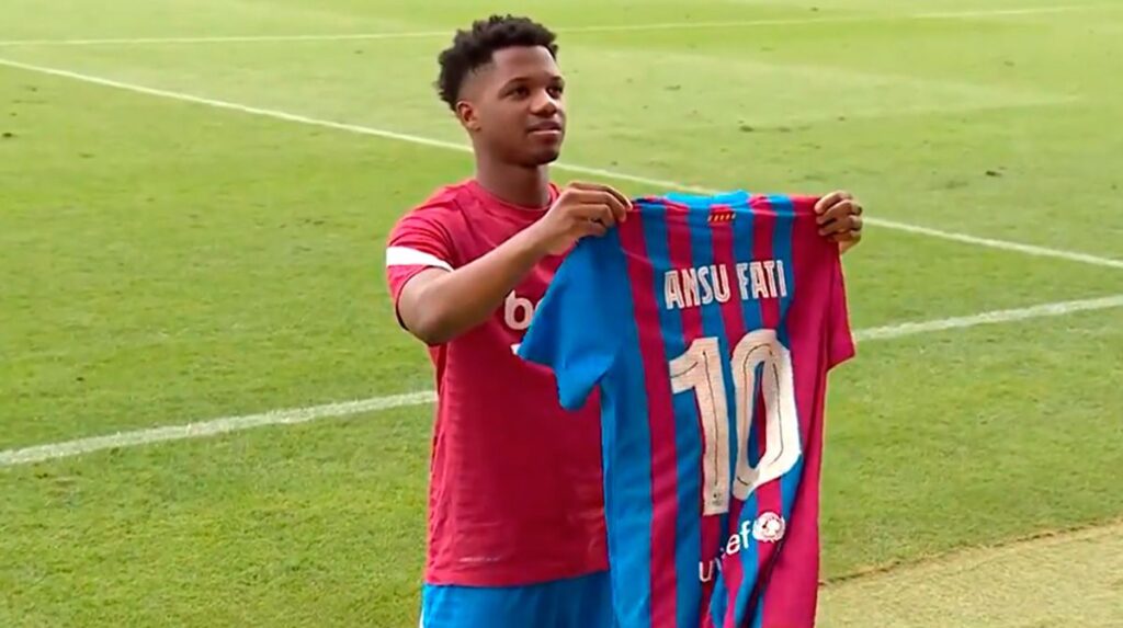FIFA 22: Anso Fati es el mejor jugador joven del juego