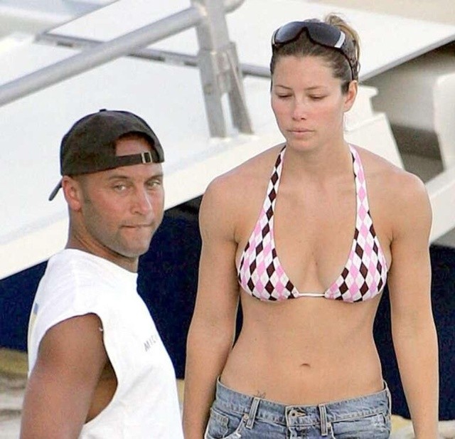 Derek Jeter Jessica Biel