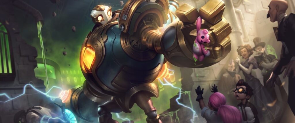 League of Legends: Demos la bienvenida a Blitzcrank Victorioso