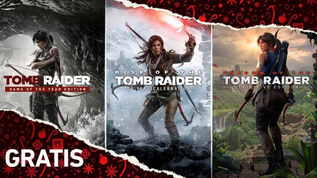 La trilogía de Tomb Raider esta disponible en Epic Games store