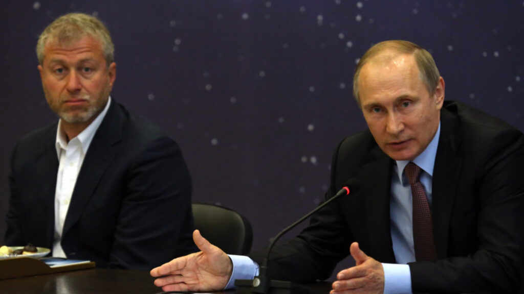 Vladimir Putin y Roman Abramovich
