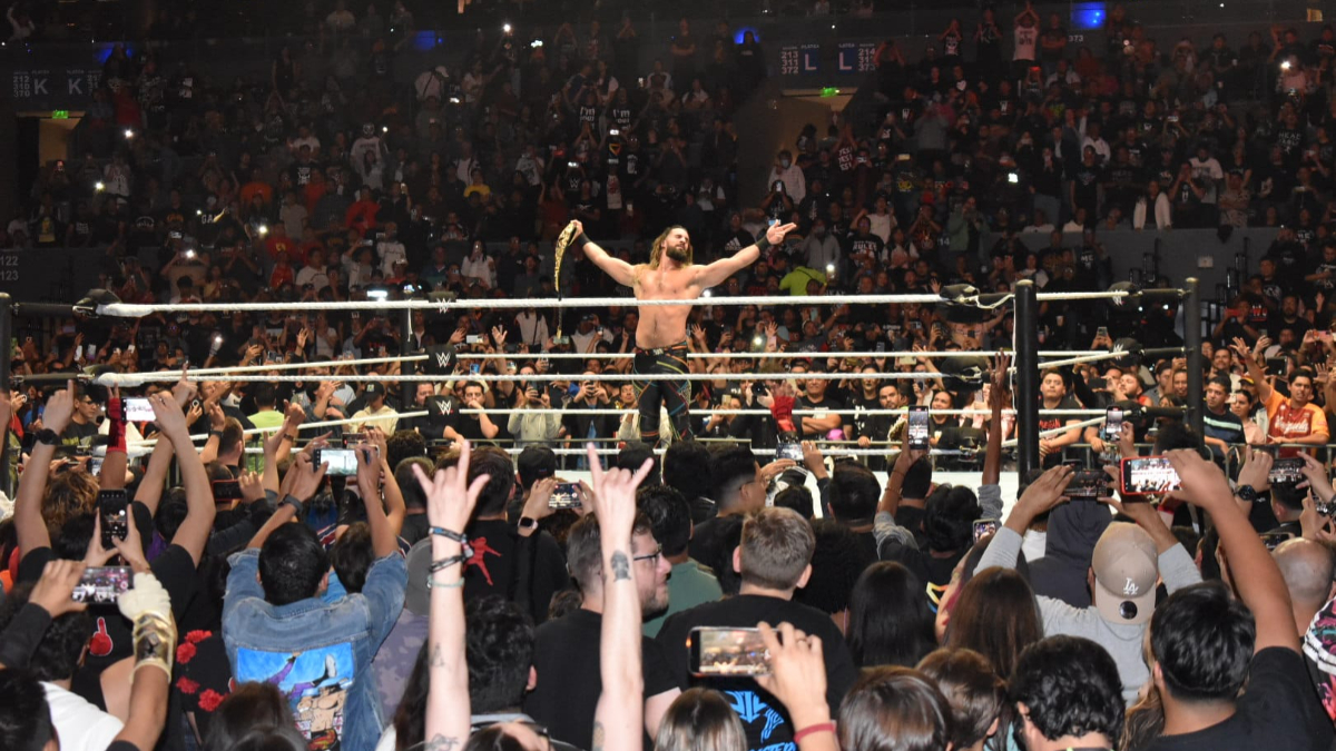 WWE-Supershow-CDMX-Exito-Respuesta-Publico-Mexicano Seth Rollins en el WWE Supershow de CDMX