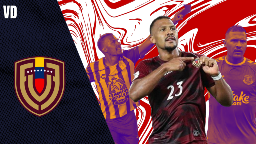 Salomón Rondón con venezuela en Copa América