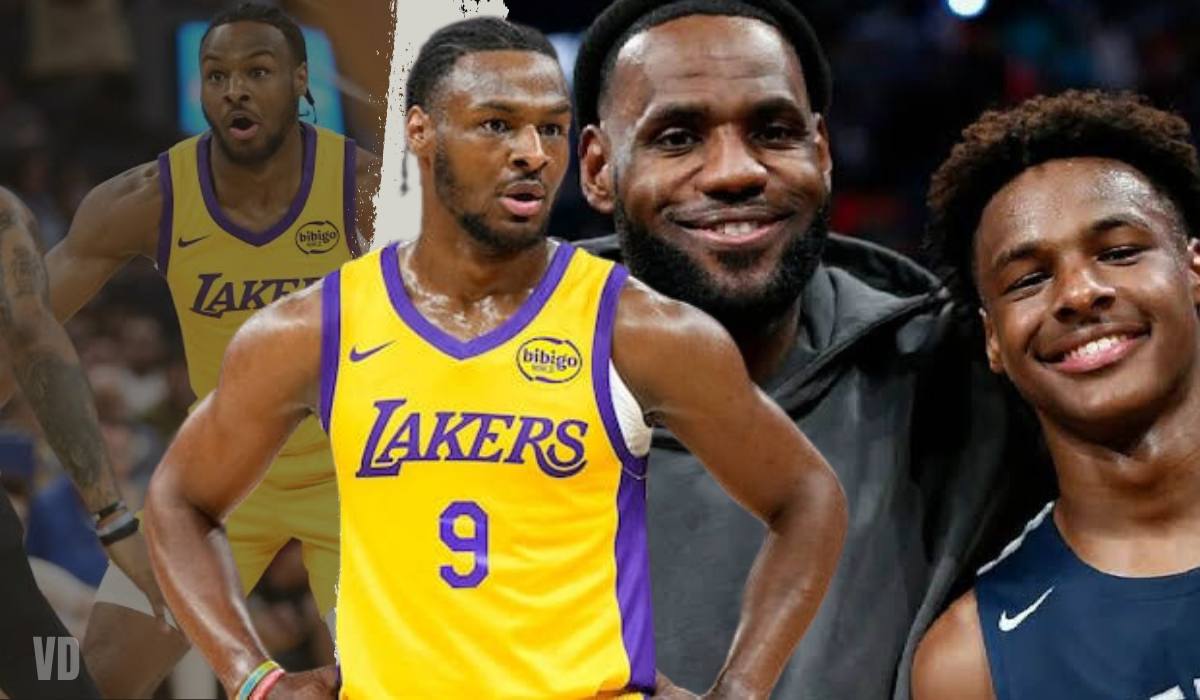 Bronny James y LeBron James