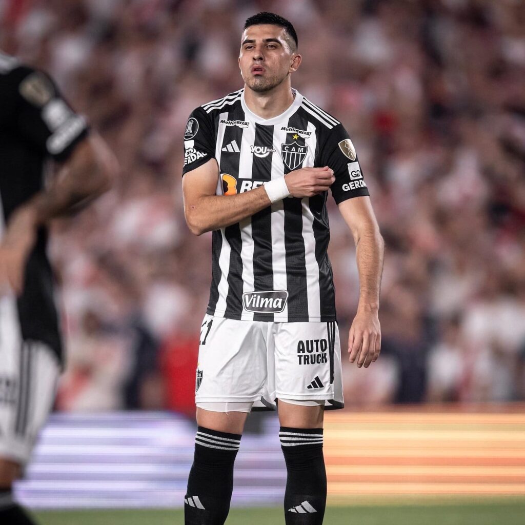Rodrigo Battaglia, subcampeón con Atlético Mineiro de la última Copa Libertadores de América.