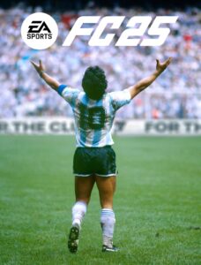 Maradona con brazos abiertos