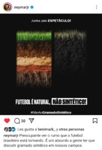 La respuesta de Neymar en Instagram