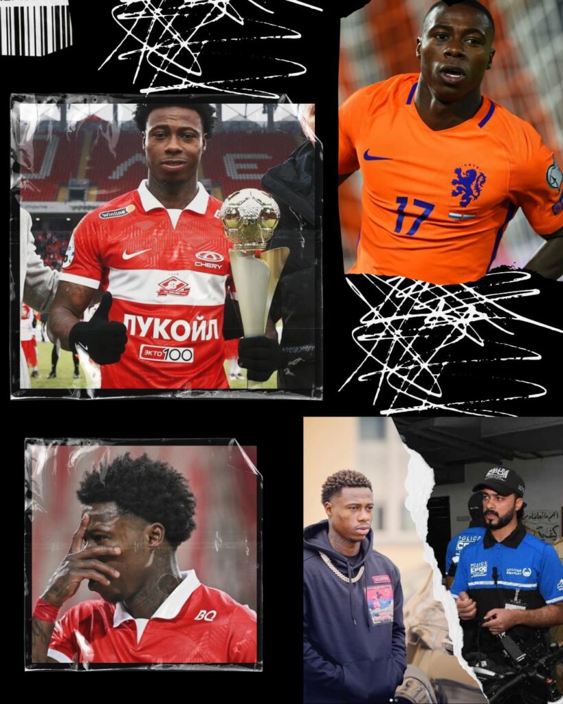 Quincy Promes y una dura vida