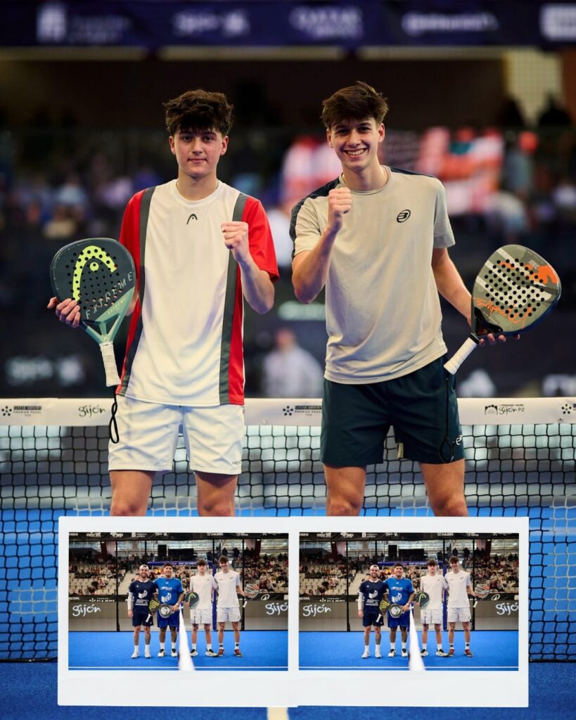 Curro Cabezas y Diego García, futuro del pádel