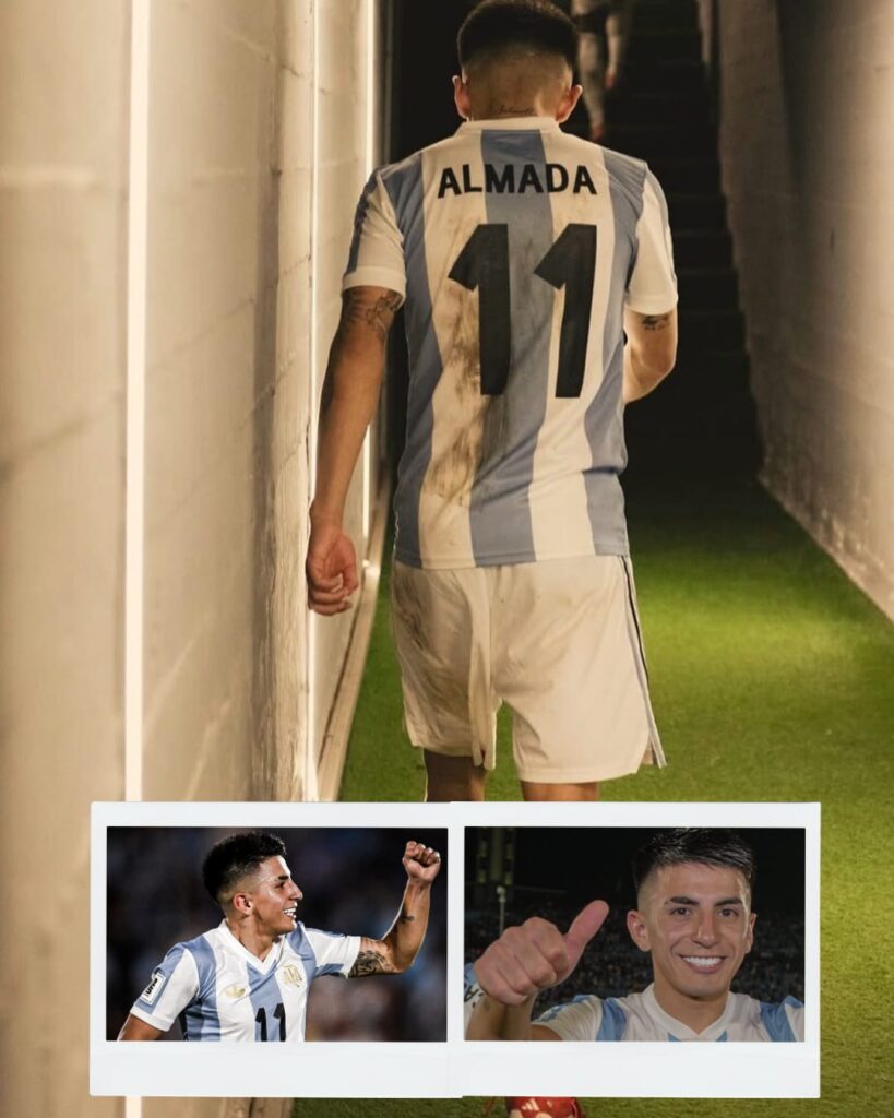 Thiago Almada con ADN Scalonista